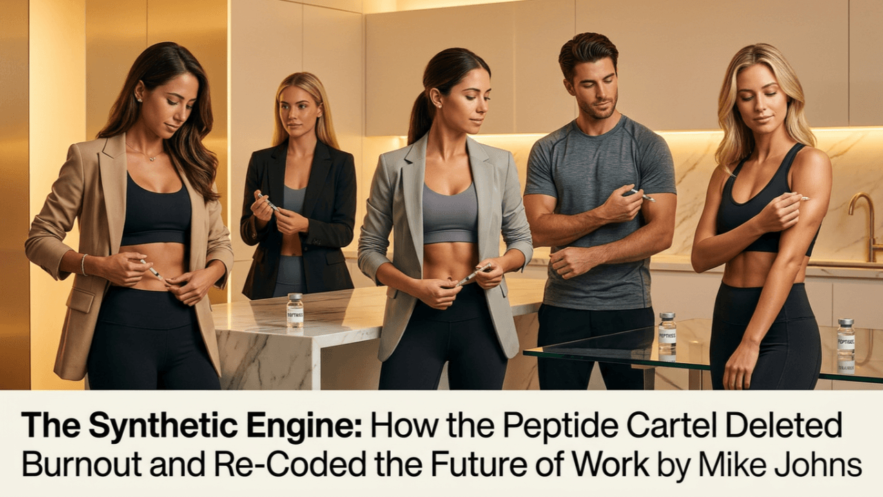The Synthetic Engine: How the Peptide Cartel Deleted Burnout and Re-Coded the Future of Work
