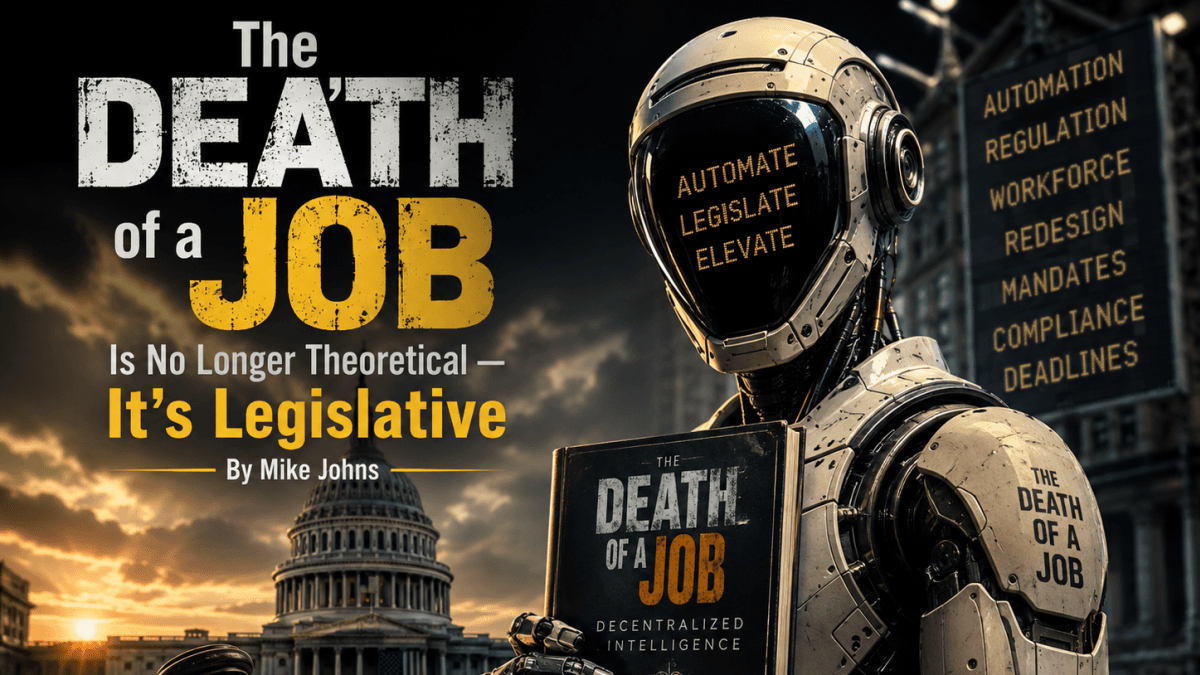 The Death of a Job Is No Longer Theoretical