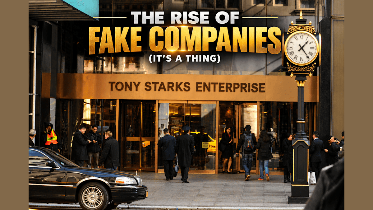 The Rise of Fake Companies